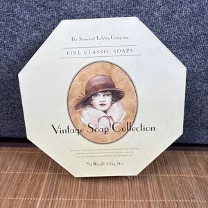 The Somerset Toiletry Company Vintage Soap Collection Magnolia 5 Classic Soaps